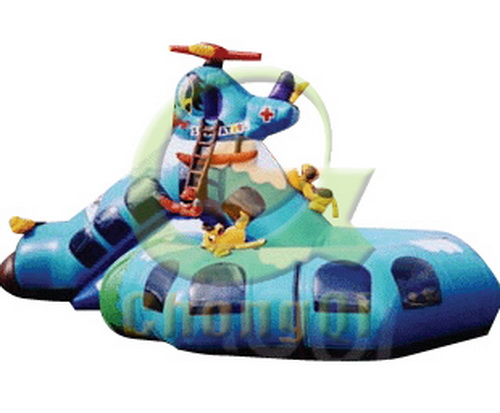Dog inflatable amusement park